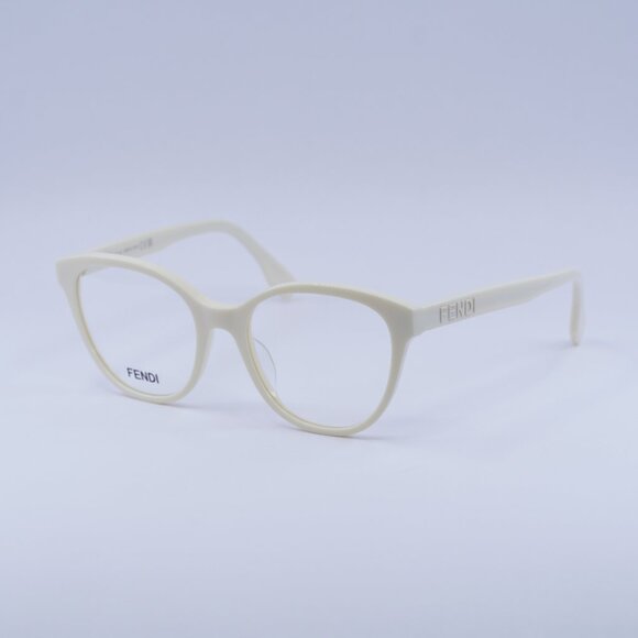 🕶️ New Fendi FE50024I 025 Eyeglasses - Ivory Frame 52mm - Picture 1 of 12